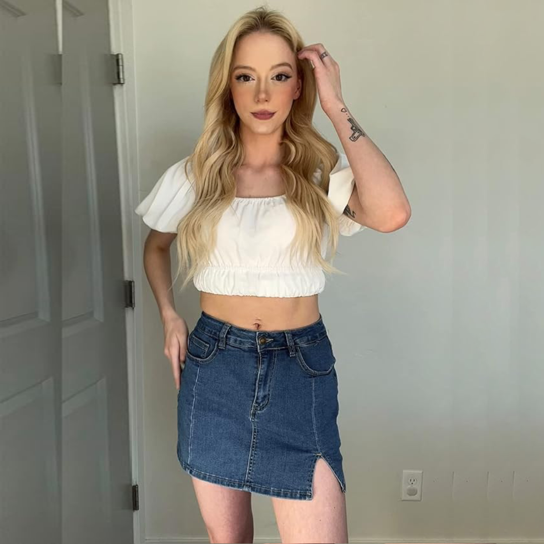 Shape Chics® Jean Skort