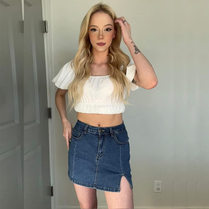 Shape Chics® Jean Skort